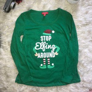 Stop Efling Around Pajamas Women's XS